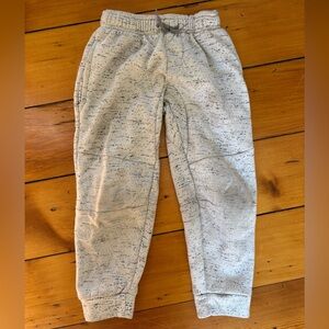 Brooklyn Cloth Speckled Gray Kids Joggers, Size 4